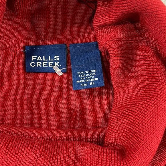 NWT Women’s Fall Creek Red Long Sleeve Turtleneck Dress (XL) GB10 - Picture 3 of 10